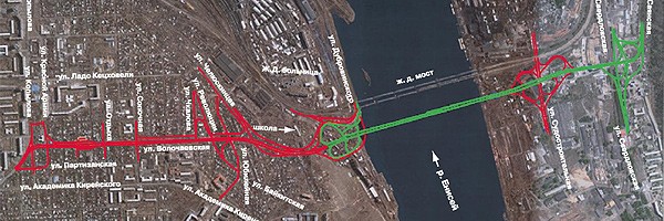 Схемы развязок четвертого моста Схемы развязок четвертого моста
