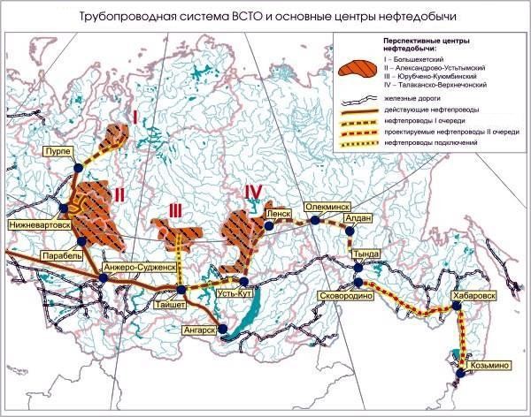 Юрубчено тохомское месторождение карта